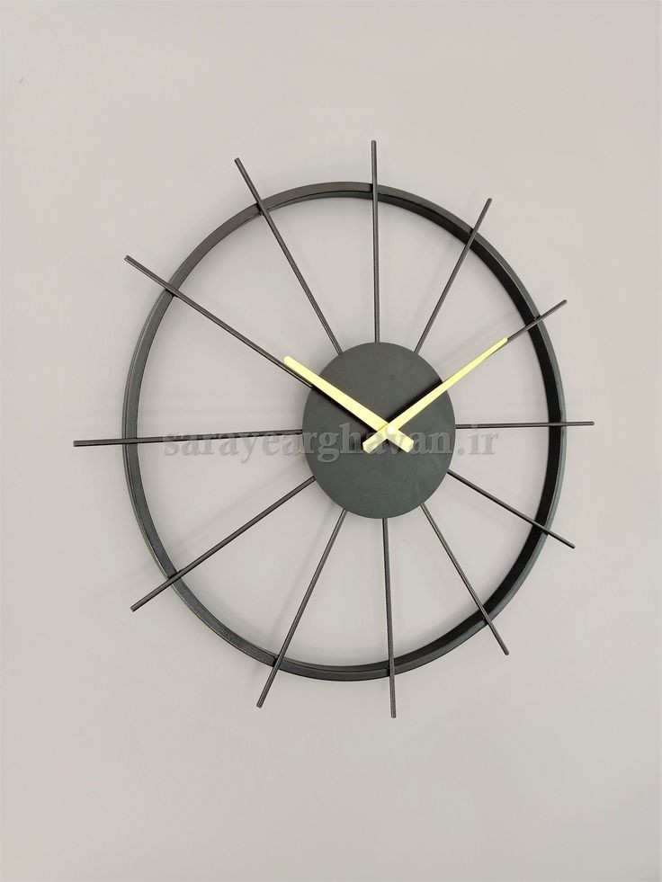 ساعت دیواری فلزی مدرن، کد H131