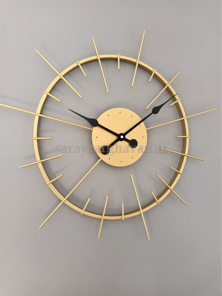 ساعت دیواری فلزی مدرن، کد H131