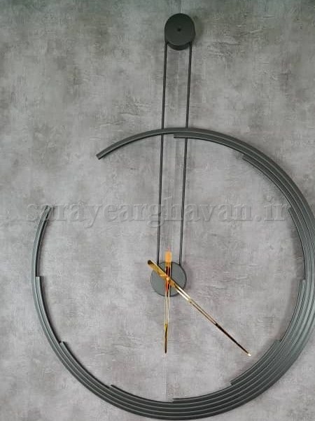 ساعت دیواری مدرن فلزی، کد H132
