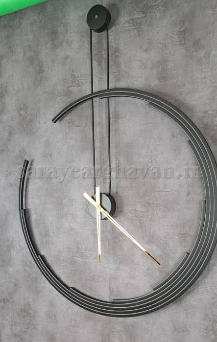 ساعت دیواری مدرن فلزی، کد H132