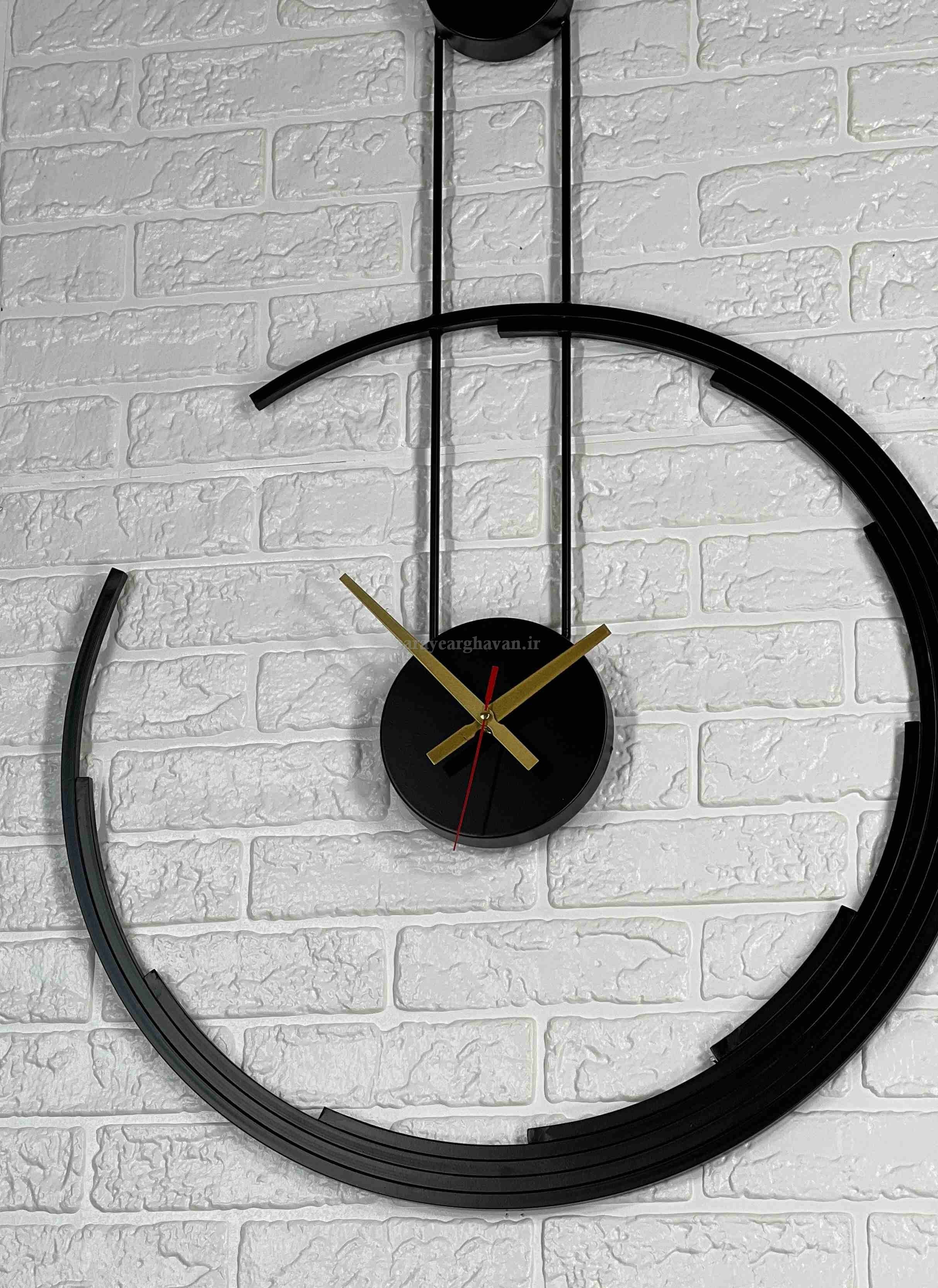 ساعت دیواری مدرن فلزی، کد H132