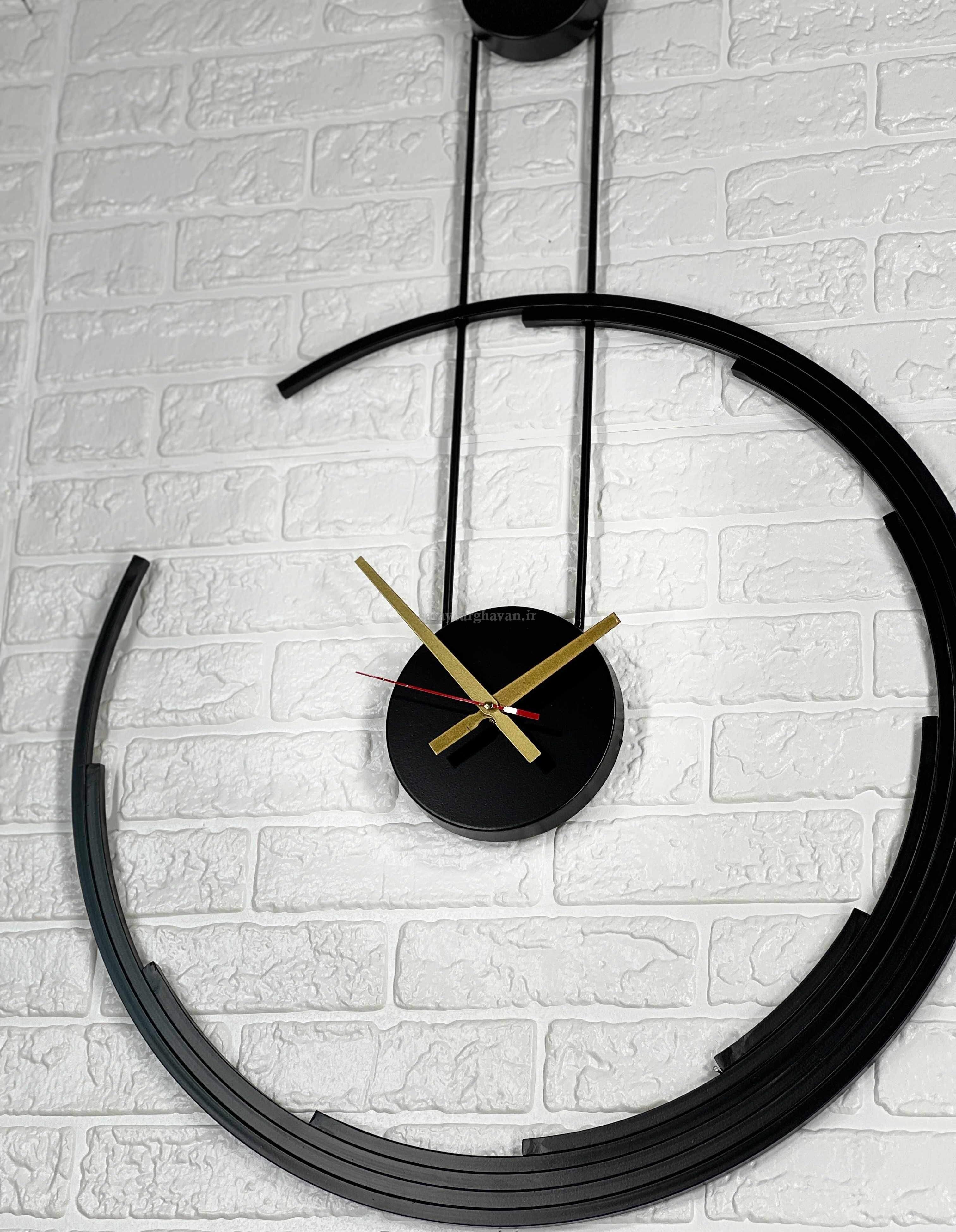 ساعت دیواری مدرن فلزی، کد H132