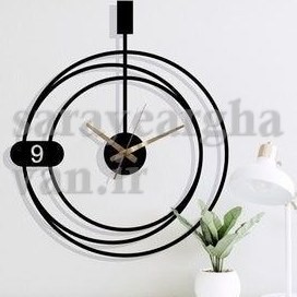 ساعت دیواری مدرن فلزی، کدH133