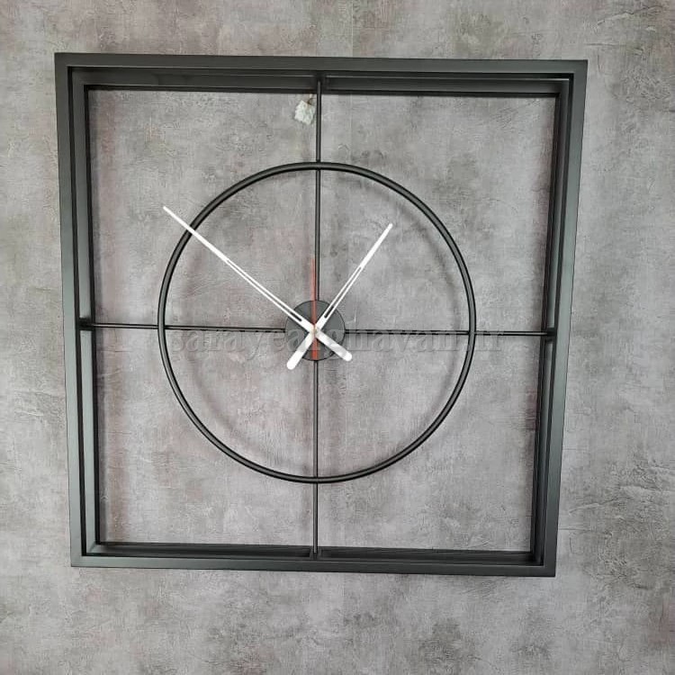 ساعت دیواری مدرن فلزی، کد H134