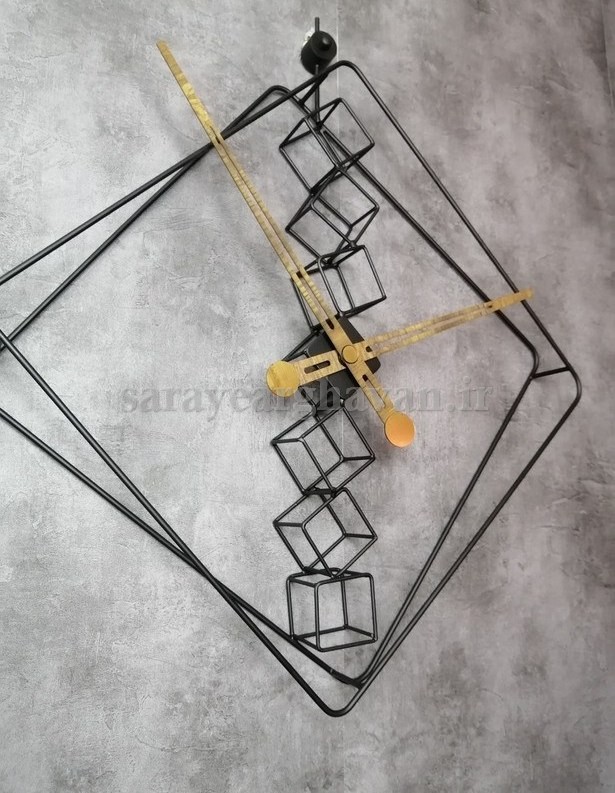 ساعت دیواری مدرن فلزی کد H140