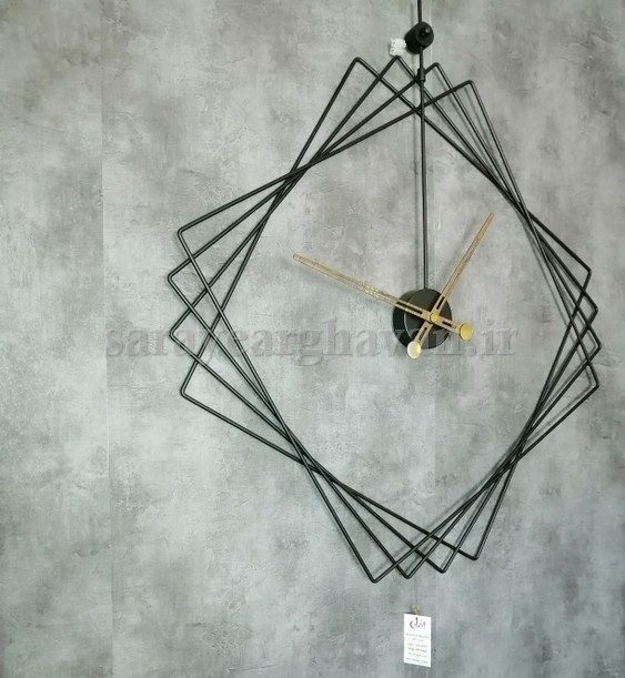 ساعت دیواری مدرن فلزی، کد H141