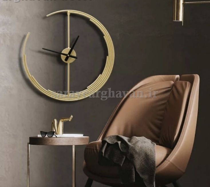 ساعت دیواری مدرن فلزی  کد H150