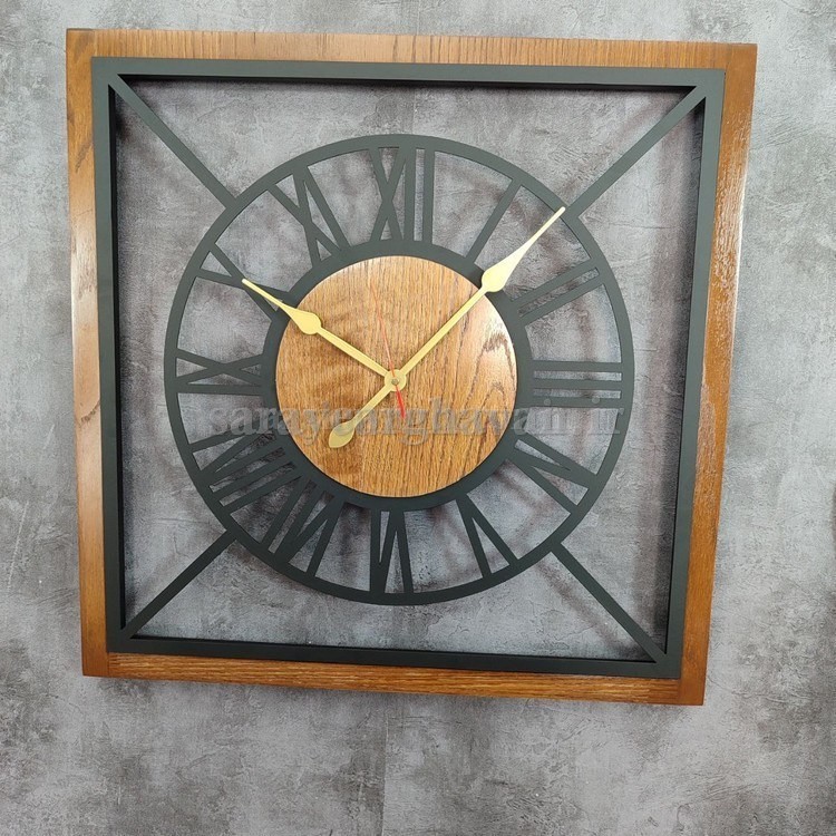 ساعت دیواری مدرن فلزی کد H328