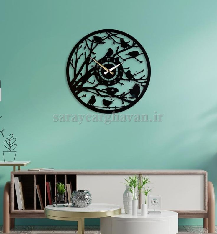 ساعت دیواری مدرن فلزی کد H336
