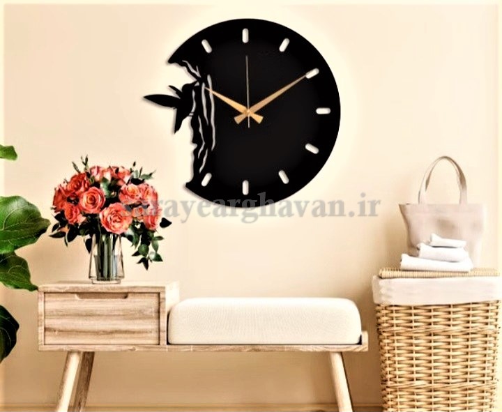 ساعت دیواری مدرن فلزی کد H347