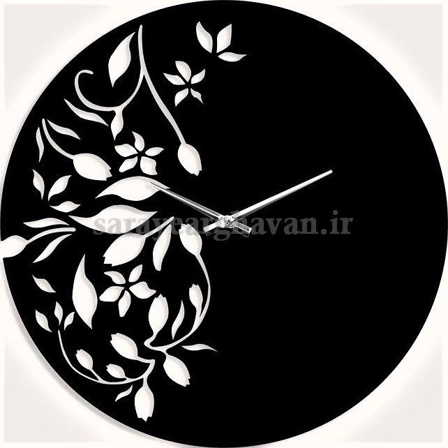 ساعت دیواری مدرن فلزی کد H356