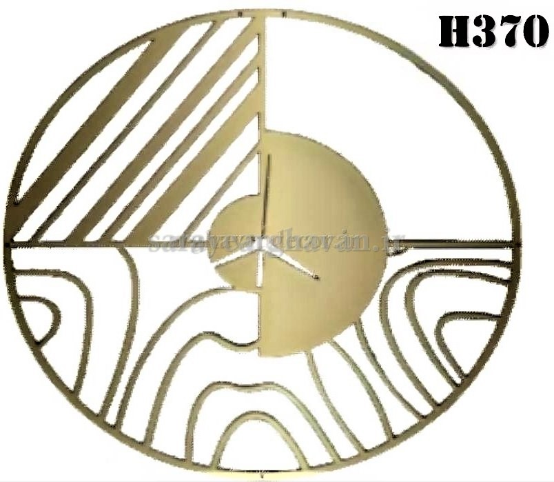 ساعت دیواری مدرن فلزی کد H370