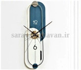 ساعت دیواری مدرن فلزی کد H505
