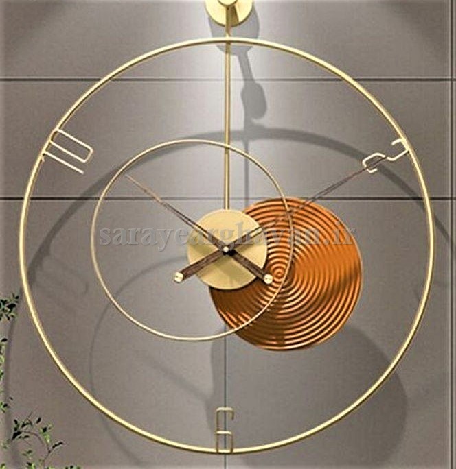 ساعت دیواری مدرن فلزی کد H515