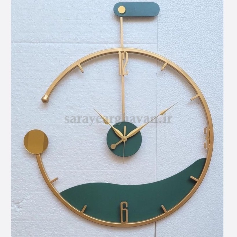 ساعت دیواری مدرن فلزی کد H540