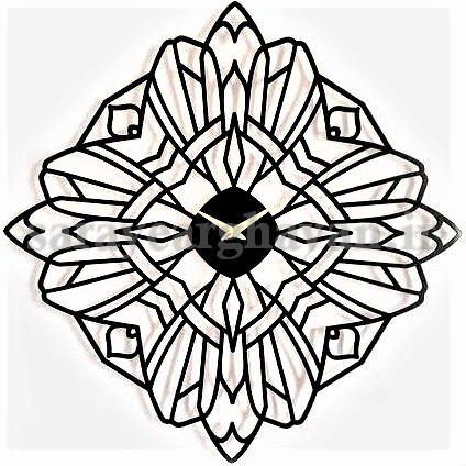 ساعت دیواری مدرن فلزی کد H357