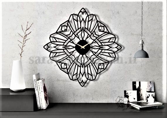 ساعت دیواری مدرن فلزی کد H357