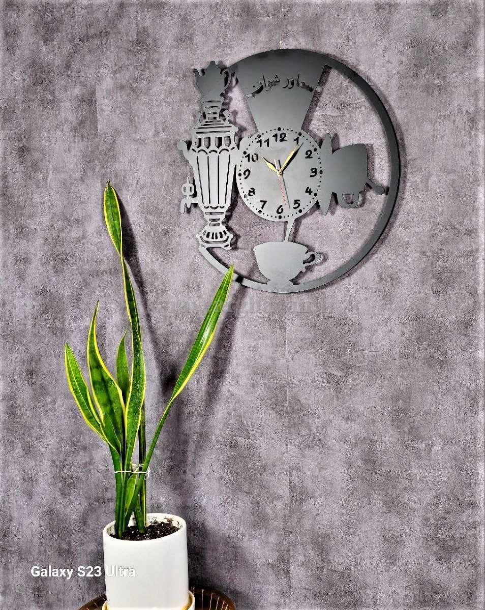 ساعت دیواری مدرن فلزی کد H451