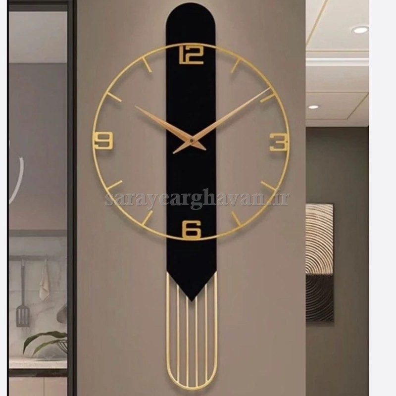 ساعت دیواری مدرن فلزی کد H369