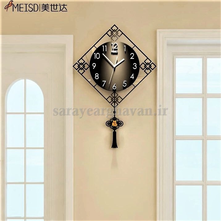 ساعت دیواری مدرن فلزی کد H362