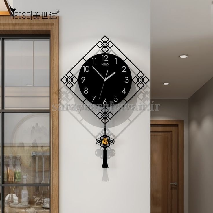 ساعت دیواری مدرن فلزی کد H362