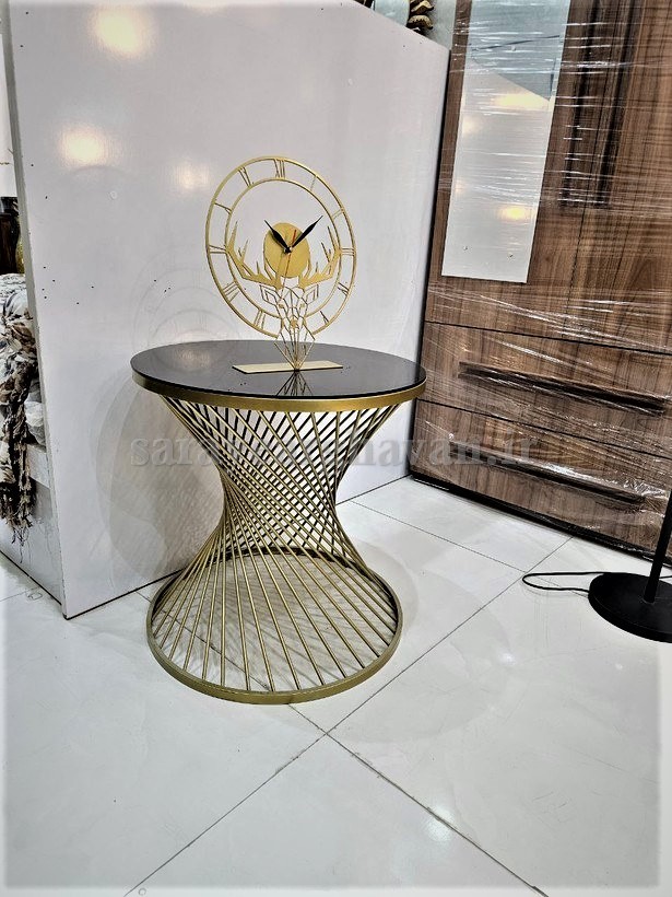 ساعت رومیزی مدرن فلزی کد H368