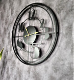 ساعت دیواری مدرن فلزی کد H410
