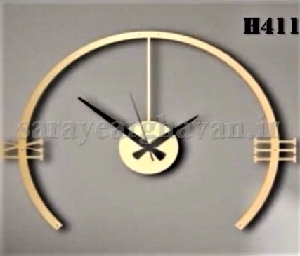 ساعت دیواری مدرن فلزی کدH411