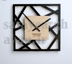 ساعت دیواری مدرن فلزی کد H421