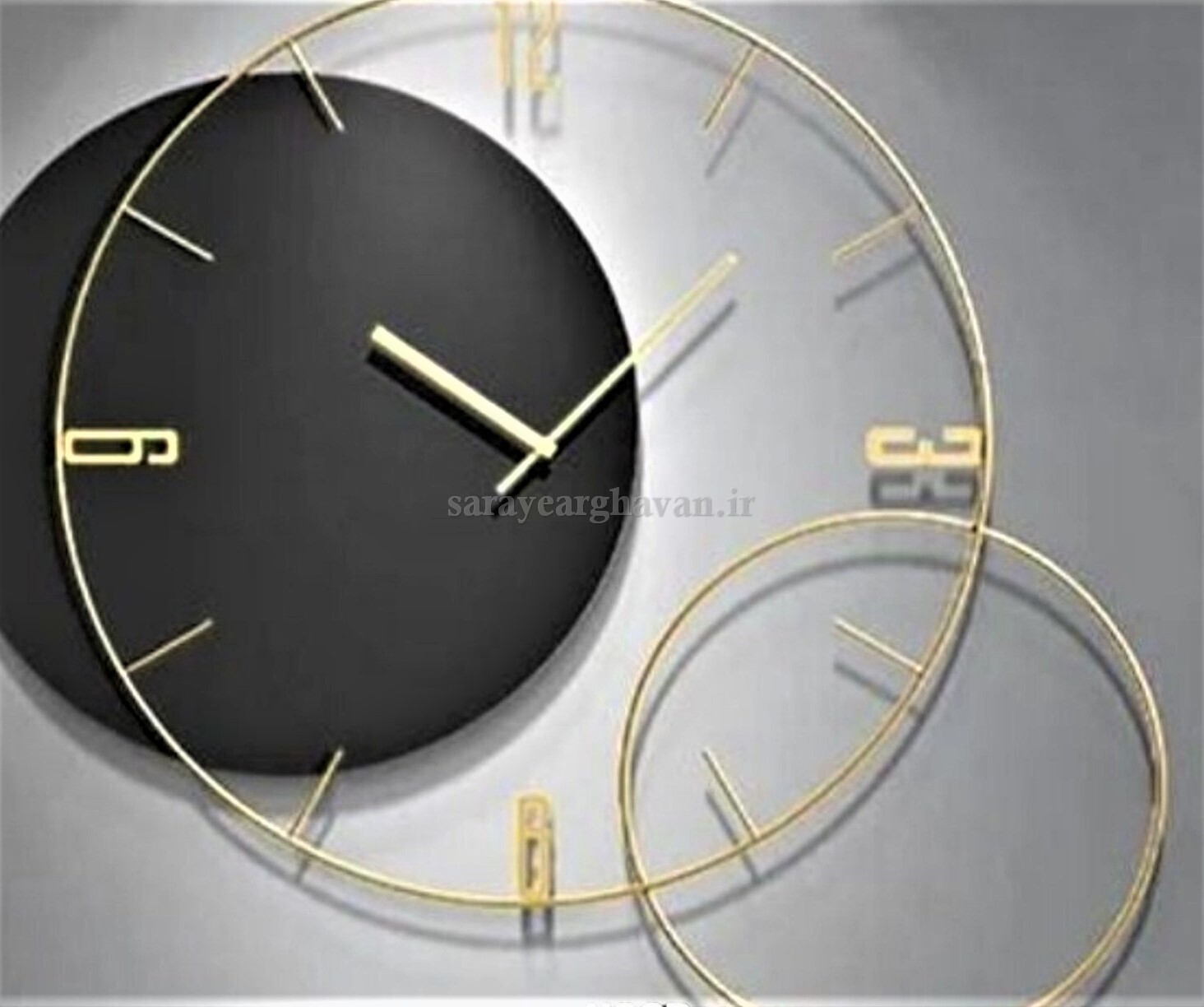 ساعت دیواری مدرن فلزی کد H424