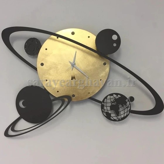 ساعت دیواری مدرن فلزی کد H542