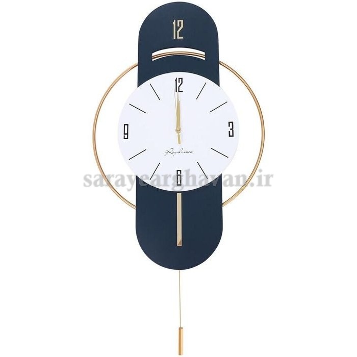 ساعت دیواری مدرن فلزی کد H534