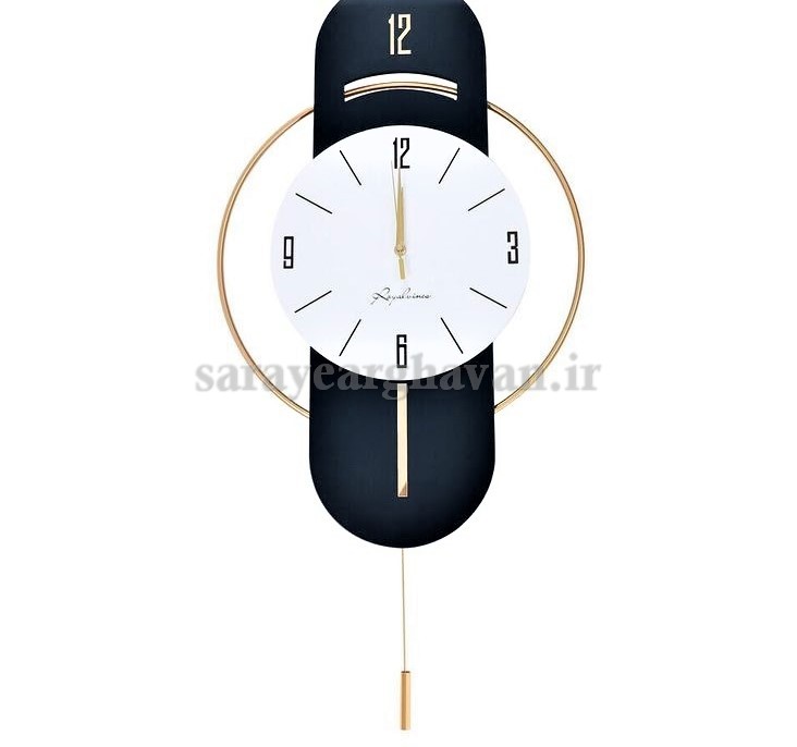 ساعت دیواری مدرن فلزی کد H534