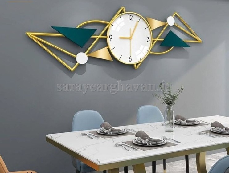 ساعت دیواری مدرن فلزی کد H523