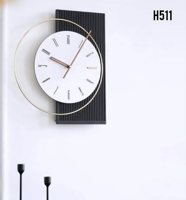 ساعت دیواری مدرن فلزی کد H511