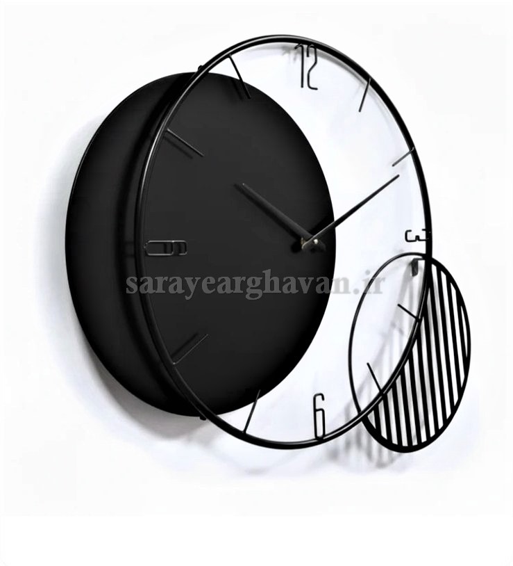 ساعت دیواری مدرن فلزی کد H507