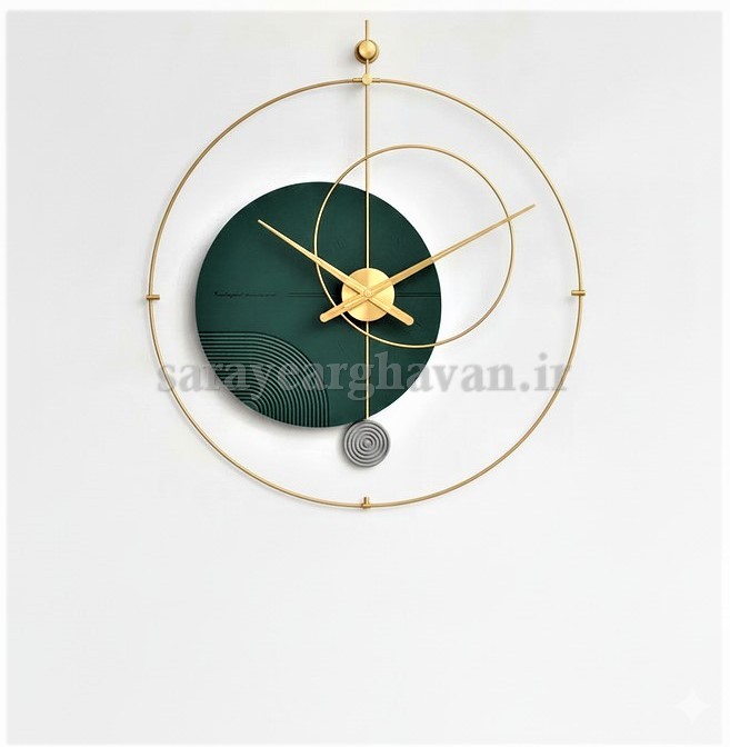 ساعت دیواری مدرن فلزی کد H506
