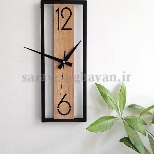ساعت دیواری مدرن فلزی کد H504