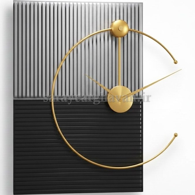 ساعت دیواری مدرن فلزی کد H501