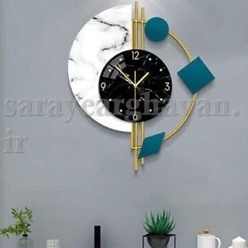 ساعت دیواری مدرن فلزی کد H484