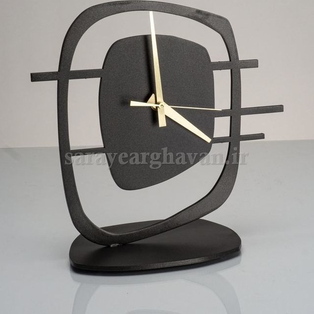ساعت رومیزی مدرن فلزی کد H472