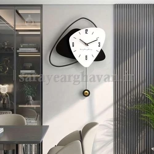 ساعت دیواری مدرن فلزی کد H463
