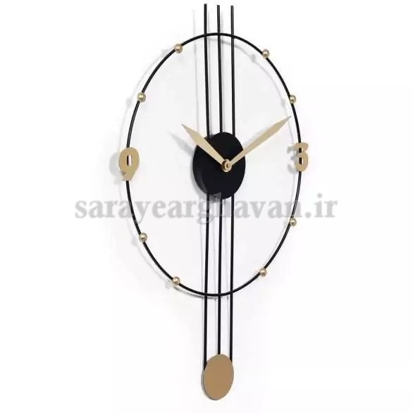 ساعت دیواری مدرن فلزی کد H241