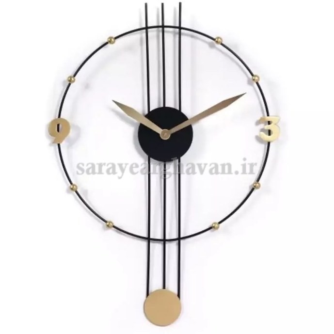 ساعت دیواری مدرن فلزی کد H241