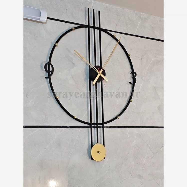 ساعت دیواری مدرن فلزی کد H241