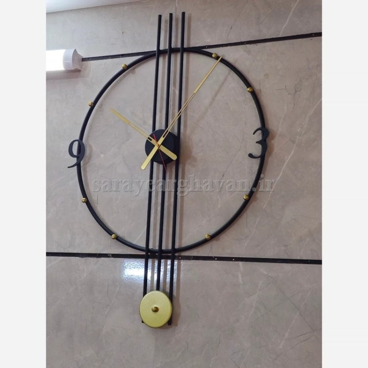ساعت دیواری مدرن فلزی کد H241