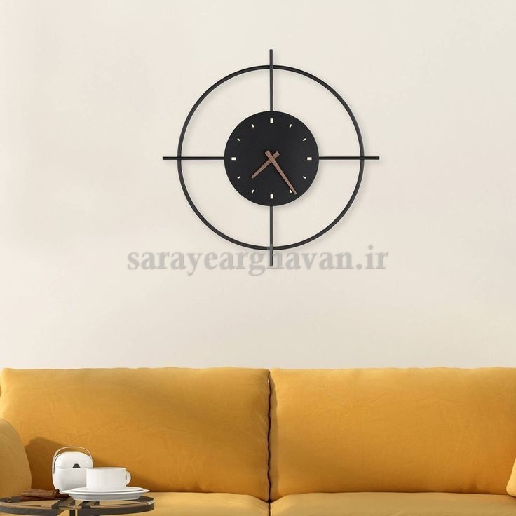 ساعت دیواری مدرن فلزی کد H224