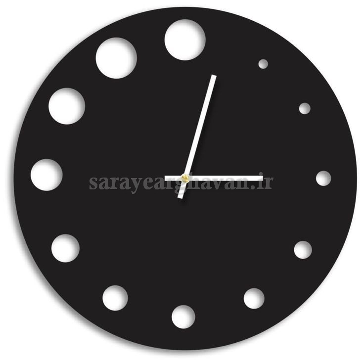 ساعت دیواری مدرن فلزی کد H212