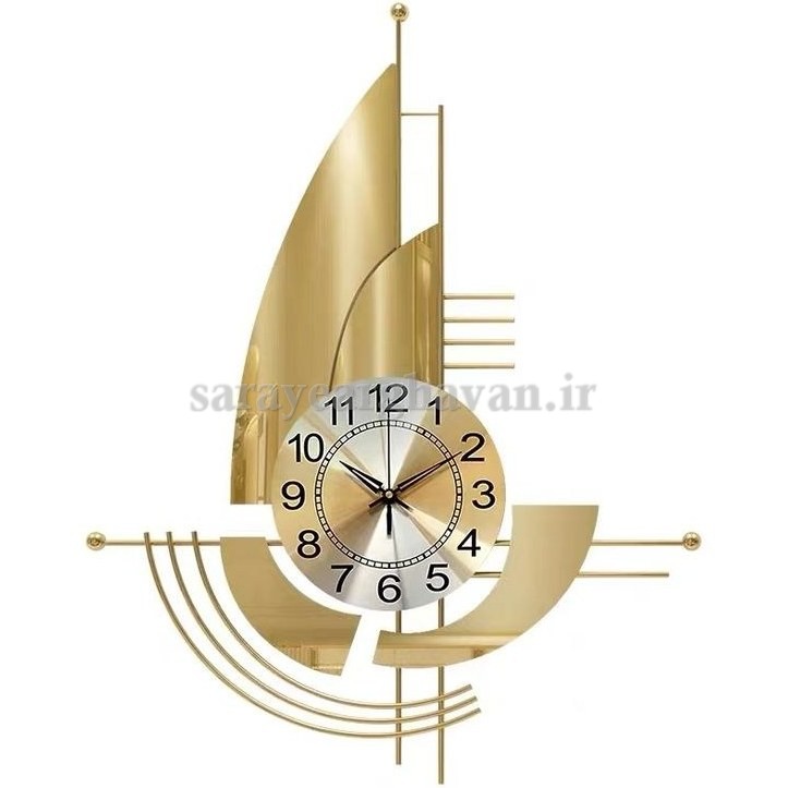 ساعت دیواری مدرن فلزی کد H201