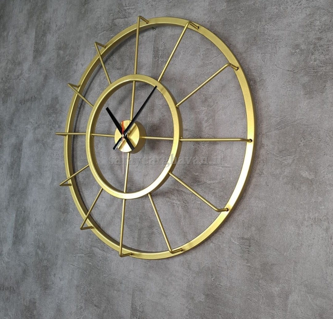 ساعت دیواری مدرن فلزی کد H184
